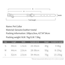 Coleira de couro personalizada DIY, placa de identificação de cachorro gravada, coleiras ID, ajustável para cães pequenos e médios, Pet Tag, personalizada - Image 6