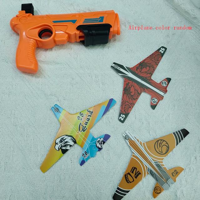Lançador de Aeronaves de Espuma Brinquedo de Tiro ao Ar Livre para Crianças