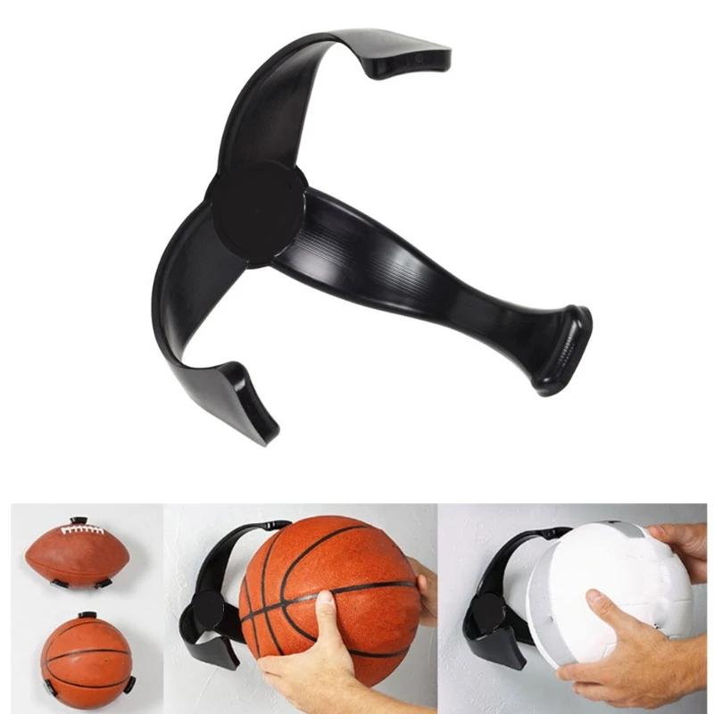 Suporte de parede de três garras para basquete, rack de exibição de bola, futebol, futebol americano e vôlei, suprimentos de armazenamento - Image 1