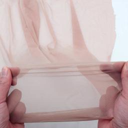 High-elastic ultrafine power malha tecido de rede de náilon nude cor de carne 4 way estiramento elastano malha meias de roupa interior malha por quintal - Image 3