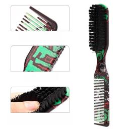 Double-Sided Escova de limpeza do cabelo, óleo cabeça pente, barba forma, dupla utilização pentes, barbeiro profissional, cabelo quebrado, acessórios - Image 6
