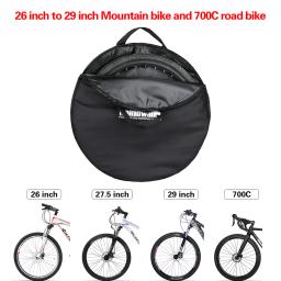 Rhinowalk-Bike Wheel Bag, saco portátil para 26-29 Polegada MTB, transportador de bicicletas, estojo de bicicletas, acessórios de bicicleta - Image 4