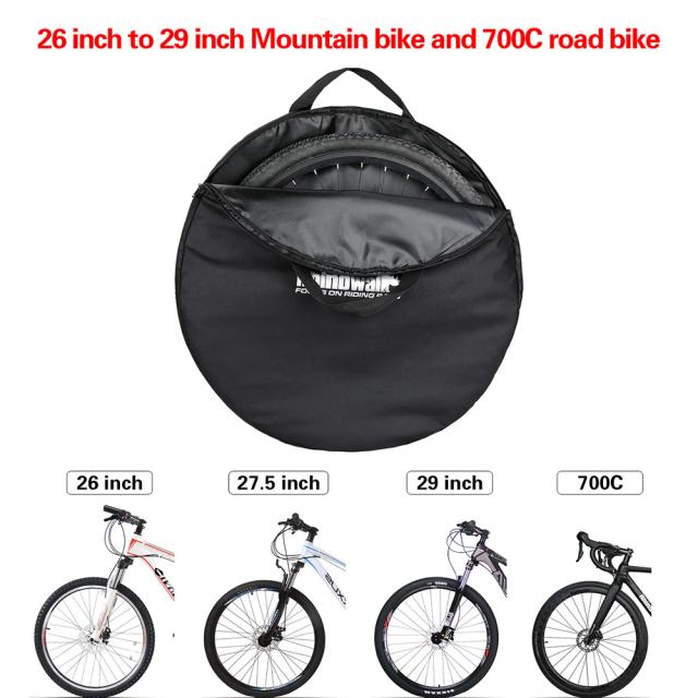 Saco Portátil Rhinowalk para Transporte de Bicicletas – Estojo para Rodas de MTB de 26 a 29 Polegadas