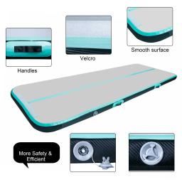 2023 Venda quente de fibra de carbono personalizada pista de ar inflável esteira de ginástica inflável airtrack - Image 4