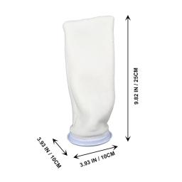 Saco De Filtro De Tanque De Peixes, Fornecimento De Sistema De Filtragem, Meia Reutilizável De Aquário, Meias De Substituição De Algodão - Image 5