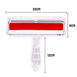 Pet Cabelo Removedor De Rolo Lint Brush, 2-Way Dog Cat Comb Ferramenta, Limpeza Conveniente, Base De Escova De Pele, Móveis Para Casa, Sofá, Vestir - Image 6