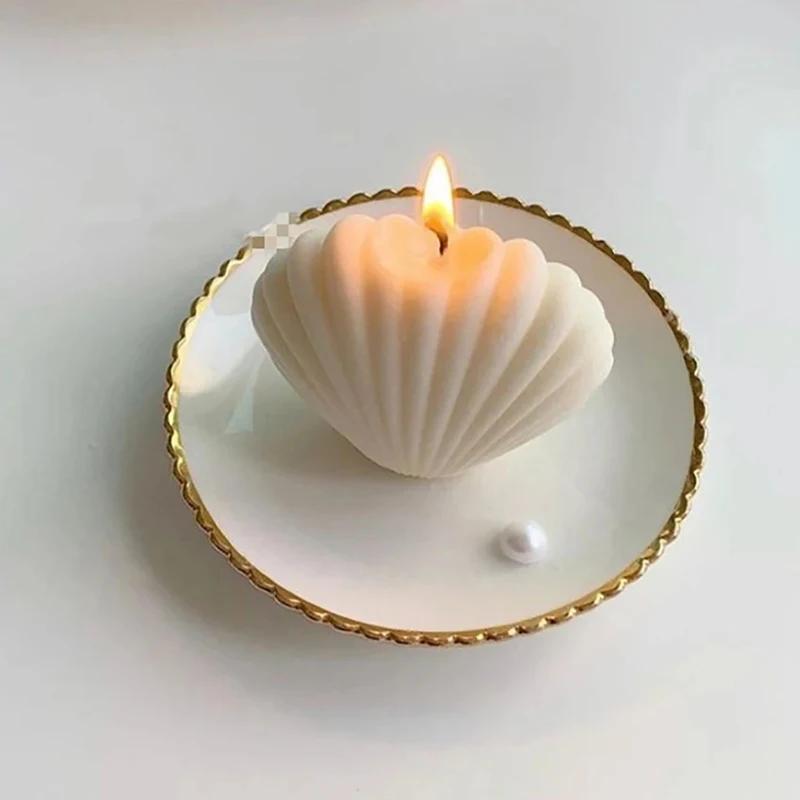 Shell Vela Ornamentos Multi-purpose Handmade Vela Perfumada Fotos Props Casamento Festa Jantar Decoração Aromaterapia Velas - Image 1