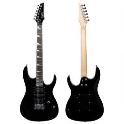 IRIN-guitarra elétrica com saco, 24 frets, corpo Bege, pescoço, Amp Tuner, necessário, peças de guitarra, acessórios, 6 cordas - Image 5