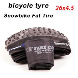 VEETRECO pneu dobrável para bicicleta pneu externo de neve 26x4,5 pneu interno 26x4,25/4,8 - Image 1