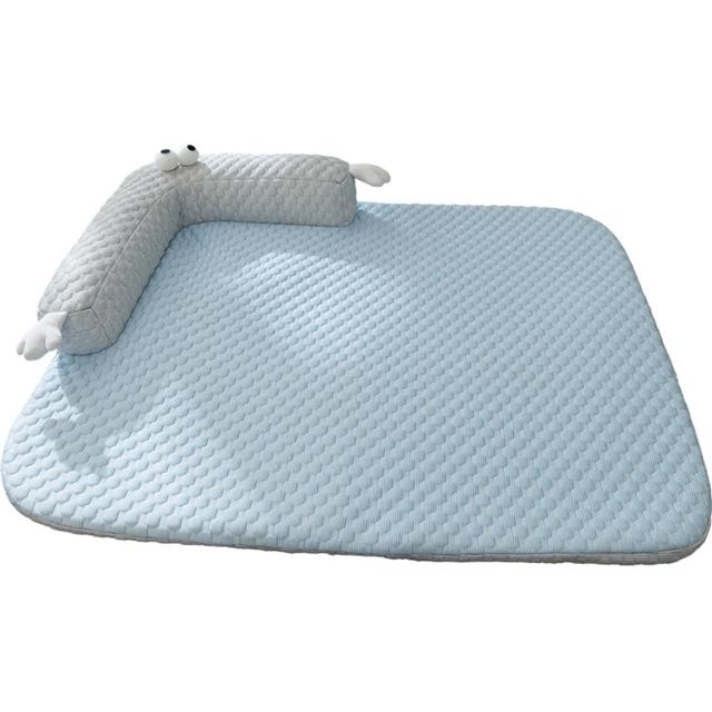 Esteira Resfriadora e Almofada para Cães e Gatos de Pequeno e Médio Porte, Respirável e Absorvente para um Sono Confortável no Verão
