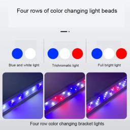 Super Slim Aquário LED Light, Tanque de Peixes Luz, Planta Crescer Iluminação, Brilho, Clipe Extensible, 220V - Image 5