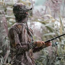 3D biomimética camuflagem pesca, caça, observação de pássaros, terno de camuflagem sniper, terno de camuflagem tática respirável - Image 5