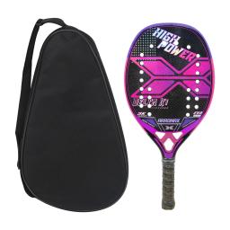 Raquete de tênis de praia de fibra de carbono completa para homens e mulheres, superfície áspera, 3K, bolsa de cobertura - Image 2