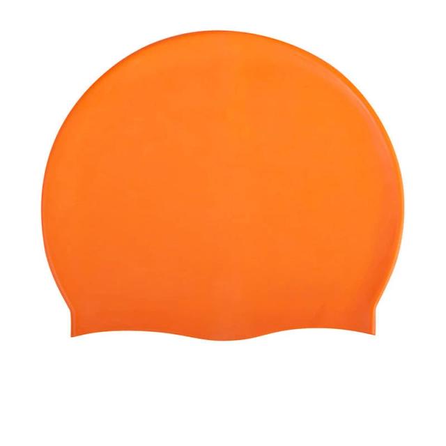 Toucas de Natação Impermeáveis em Silicone para Adultos - Conforto e Proteção para Homens e Mulheres com Cabelo Longo