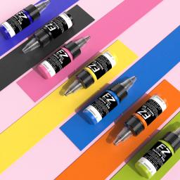 Conjunto Misto de Tinta EZ, Tintas Premium Tattoo, Kit de Pigmentos para Maquiagem 3D, Beleza da Pele, Arte Corporal, 7ml, 15ml, 7 Frascos, 25 Frascos - Image 4