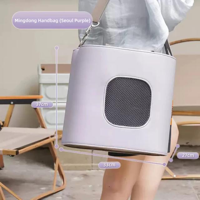 Mochila de Transporte Resistente ao Vento para Cães e Gatos - Ideal para Viagens ao Ar Livre com Seu Pet