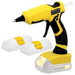 Pistola de cola sem fio para Dewalt, ferramentas de reparo DIY, pistola de cola quente, Quick Preheat, DCB200, DCB204, 18V, 20V, 7mm - Image 1
