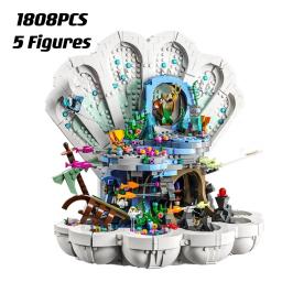 Blocos de construção de garra real para crianças, Princess Palace, brinquedos criativos para meninas, presentes de Natal e aniversário, novos, 1808PCs, 43225, 2023 - Image 2