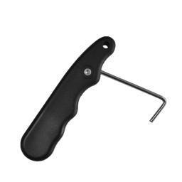 Dobrável figura preta rolo com gancho estendido, Skate Lace Tightener, Ice Hockey Extrator, prático - Image 5