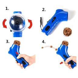 Brinquedos de treinamento interativo para cães Lançador de catapulta Pet Snack Brinquedos de praia ao ar livre Cat Treat Snack Food Feeder - Image 5
