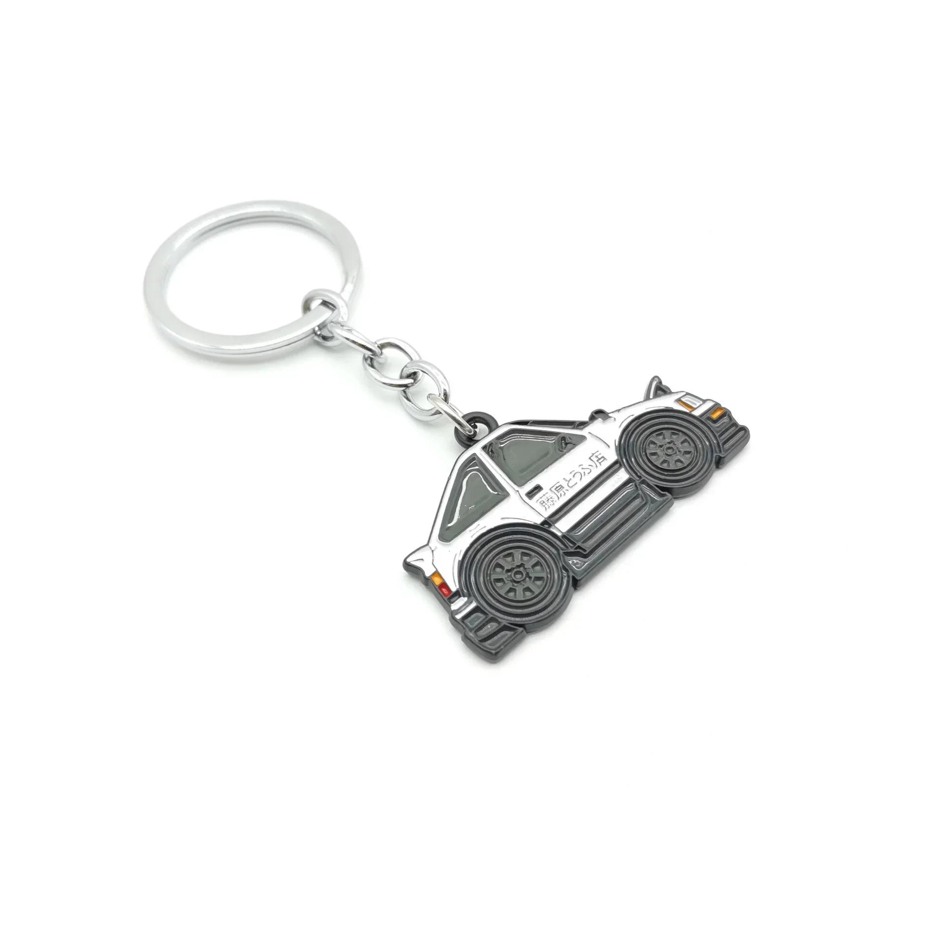 Metal 3d chaveiro peças de ajuste do carro choque chaveiro falso táxi jdm estilo chaveiro correntes para nissan toyota dupla face deriva rei - Image 1