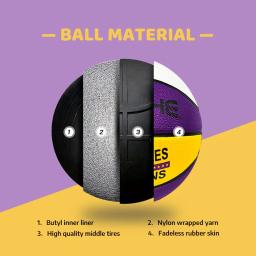 Bola de basquete original com Pin livre, líquido e bomba, apto para jovens e adultos, tamanho 3, tamanho 5, tamanho 7 - Image 4