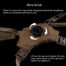 Almofadas protetoras para capacete tático Airsoft Paintball, sistema de suspensão, Dial Liner Kit, Wendy 3.0, Fast MICH ACH - Image 3