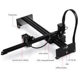 NEJE 3 Plus Sem Fio CNC Laser Carver, Cortador De Madeira, Gravador De Aço Inoxidável, Impressora De Metal, App Control, A40640, A40630, N40630 - Image 3