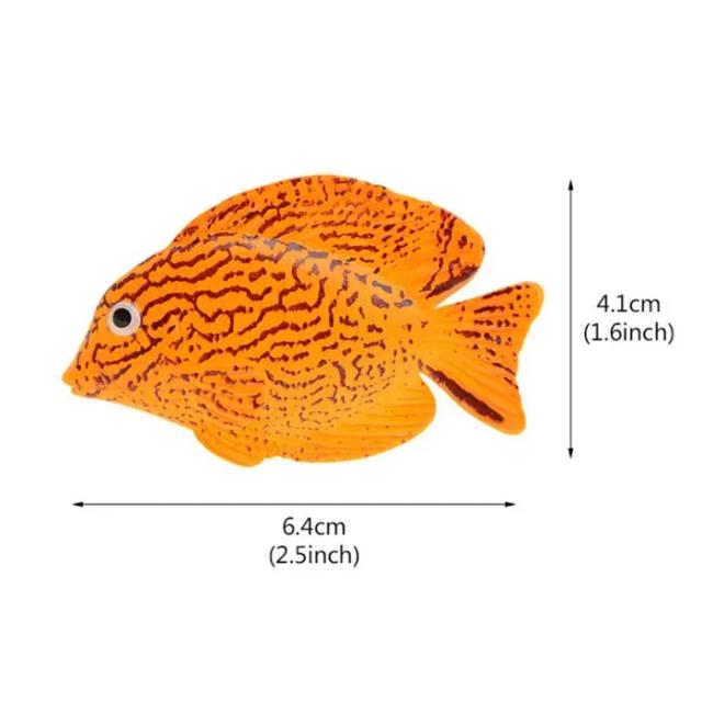 Ornamento de Silicone Luminosa para Aquário - Decoração Subaquática para Peixes e Suprimentos de Animais de Estimação