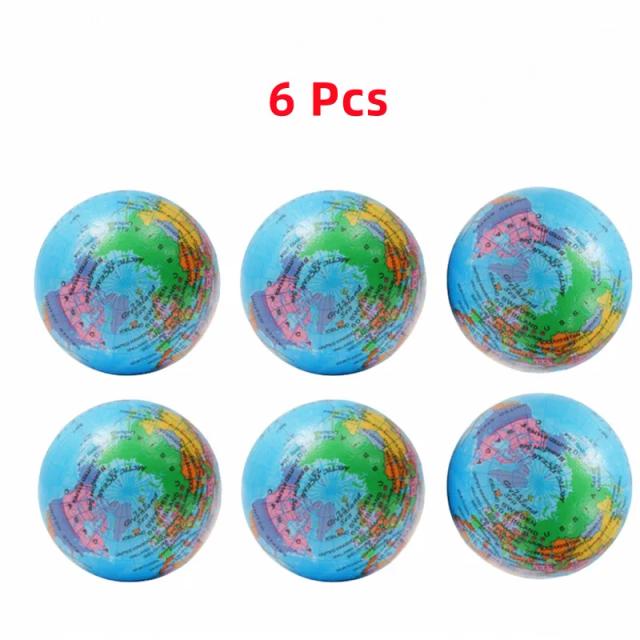 Globo de Espuma Macia 6cm - Alívio de Estresse e Aprendizado Divertido