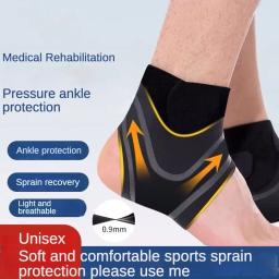 Tornozelo Suporte Brace para Esportes e Fitness, Pé Bandagem, Elástico, Ajuste Livre, Prevenção de Entorse, Guard Band - Image 1