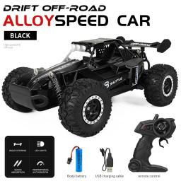 Novo carro rc 1:16 2wd com luz led 2.4g 20 km/h alta velocidade fora de estrada escalada carro de controle remoto brinquedo presentes para meninos meninas crianças - Image 6