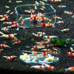 Círculo de alimentação de vidro transparente para aquário Alimentador de tanques de peixes Alimentador de fundo flutuante Acessórios de alimentação de camarão - Image 5
