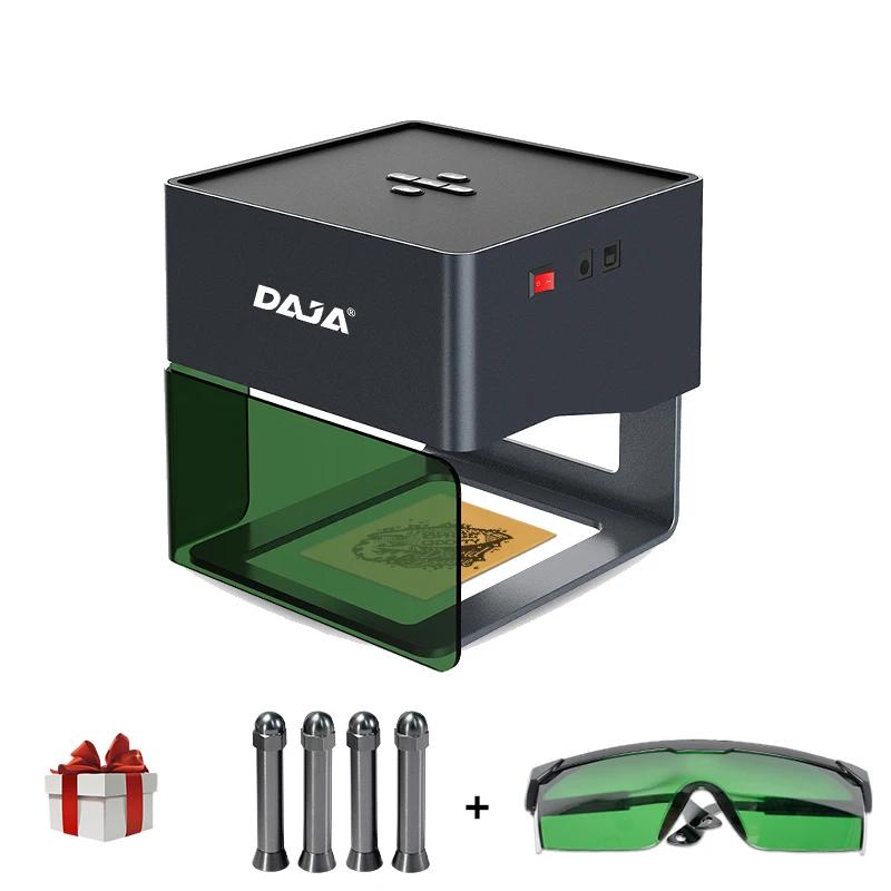 DAJA DJ6 Máquina Gravadora a Laser, Máquina de Gravura CNC, Mini Logotipo Marca para Madeira, Pintado, Pintado Dog Tag Paper, Couro - Image 1