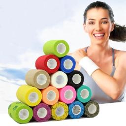 1pc à prova dwaterproof água terapia médica auto adesivo bandagem muscular fita dedo articulações envoltório kit de primeiros socorros pet bandagem elástica 2.5-10cm - Image 1