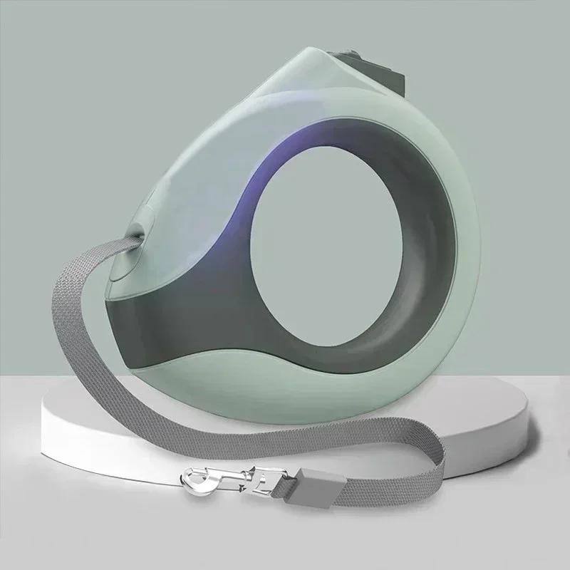 Trela Luminosa Durável Do Cão, Retrátil Automático, Nylon Pet Chumbo Extensão, Filhote de Cachorro Andando e Correndo, Roleta para Cães, 3m - Image 1