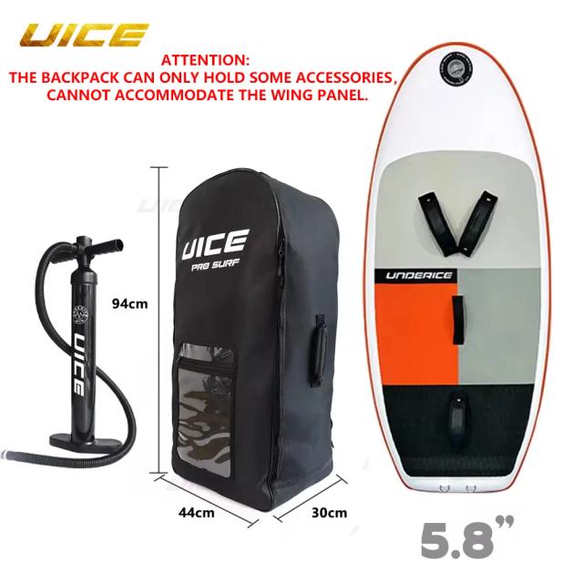 UICE Prancha de Foil Inflável 105/140L com Mochila Oxford