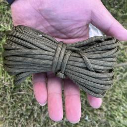 Paracord militar 7 Strand Camping Acessórios, Outdoor Survival DIY Pulseira Corda, Caminhadas Clothesline, Camping Gadgets, 4mm, 100ft - Image 5