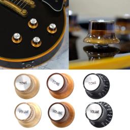 Instrumentos musicais potenciômetro botões volume tom guitarra elétrica botão de controle velocidade para lp sg - Image 1