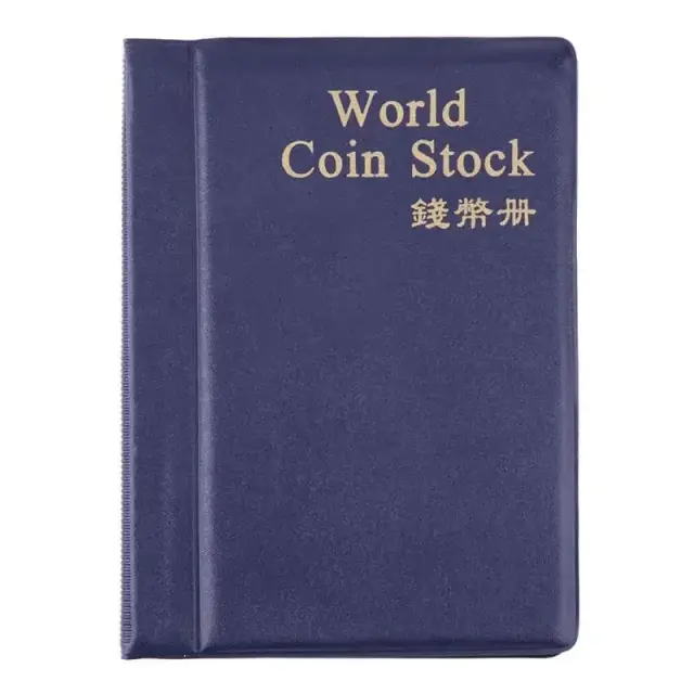Coleção Exclusiva de Álbum de Fotos para Armazenamento de Moedas do Mundo com 120 Grades - Presente Ideal e Prático