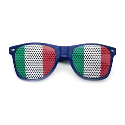 Mini bandeira da Itália para o futebol europeu, adereços para eventos esportivos, acessórios para fãs, óculos de sol com banner italiano - Image 4