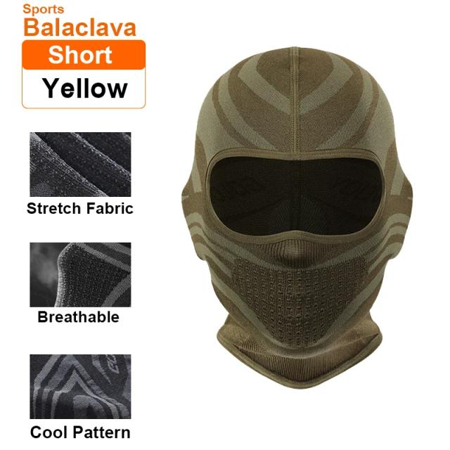 Máscara Facial Térmica para Motociclismo e Esqui - Balaclava Protetora, Confortável e À Prova de Vento
