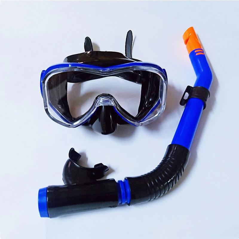 Snorkel profissional conjunto máscara facial completa, equipamento de mergulho, terno do mar profundo, vidro temperado completo, óculos de mergulho seco para adultos - Image 1