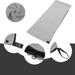 Ultra-Light Polar Fleece saco de dormir, acampamento ao ar livre, tenda cama, viagens, quente, portátil, Camping Acessórios, 180cm x 80cm - Image 3