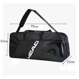 Bolsa de tênis de grande capacidade, bolsa esportiva impermeável de 6-9 raquetes, masculina e feminina de raquete de badminton - Image 2