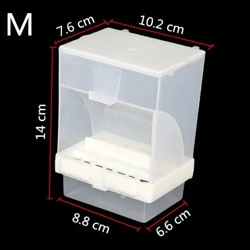 Alimentador automático à prova de respingos do pássaro Recipiente removível Gaiola de papagaio Pele de tigre estorninho Acessórios Peony 1 pc - Image 1