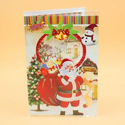 Feliz natal cartão com música cartões postais convites cartões de ano novo presente de festa de natal para crianças - Image 6