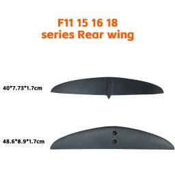 3K Carbon Fiber Surf para esportes aquáticos, dianteiro e traseiro, acessórios para placa de asa, hidrofólio, preto - Image 6