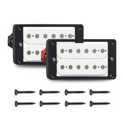 Humbucker 6 cordas captador de guitarra elétrica bobina dupla humbucker captador de guitarra elétrica com instalação quadro guitarra acessórios - Image 6