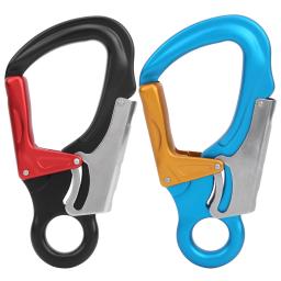 Escalada Mosquetão Hardware Suprimentos, corda gira segurança mosquetão gancho mosquetão, 35KN trava de segurança para montanhismo - Image 6